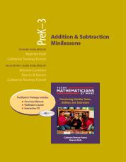 Addition and Subtraction Minilessons, Grades PreK-3 (Resource Package)