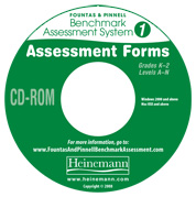 F&P Benchmark Assessment System 1 Assessment Forms CD-ROM