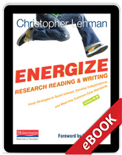 Learn more aboutEnergize Research Reading and Writing (eBook)