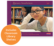 Link to Units of Study in Reading Literary Nonfiction Unit and TCRWP Library shelves bundle Grades 6-8
